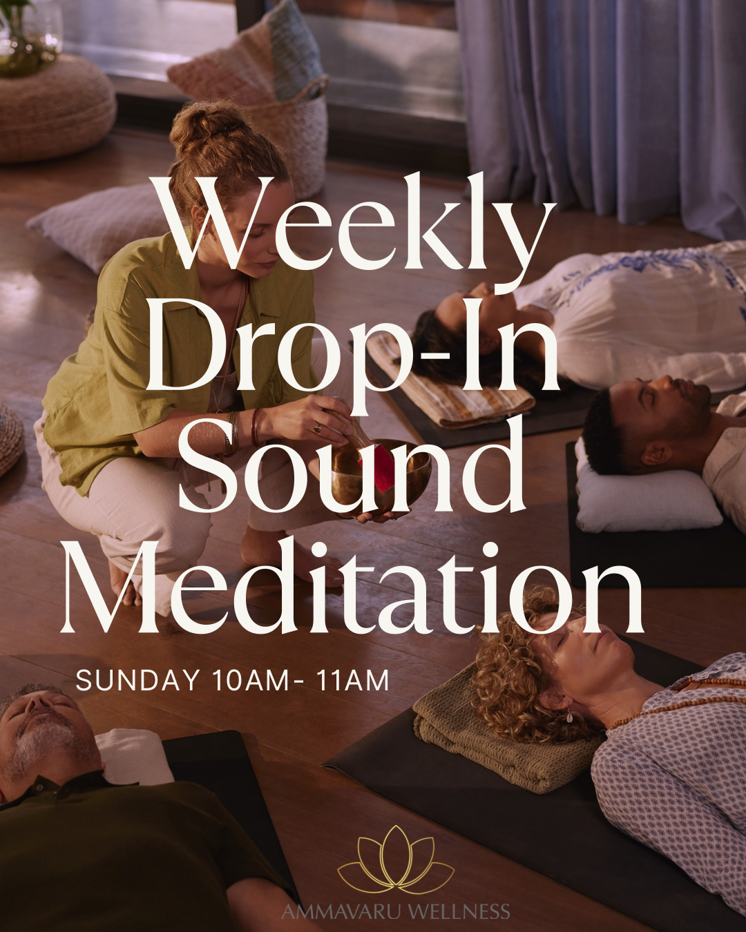 Sunday Drop in weekly classes (17/05/26) Guided Meditation and Sound Bowls